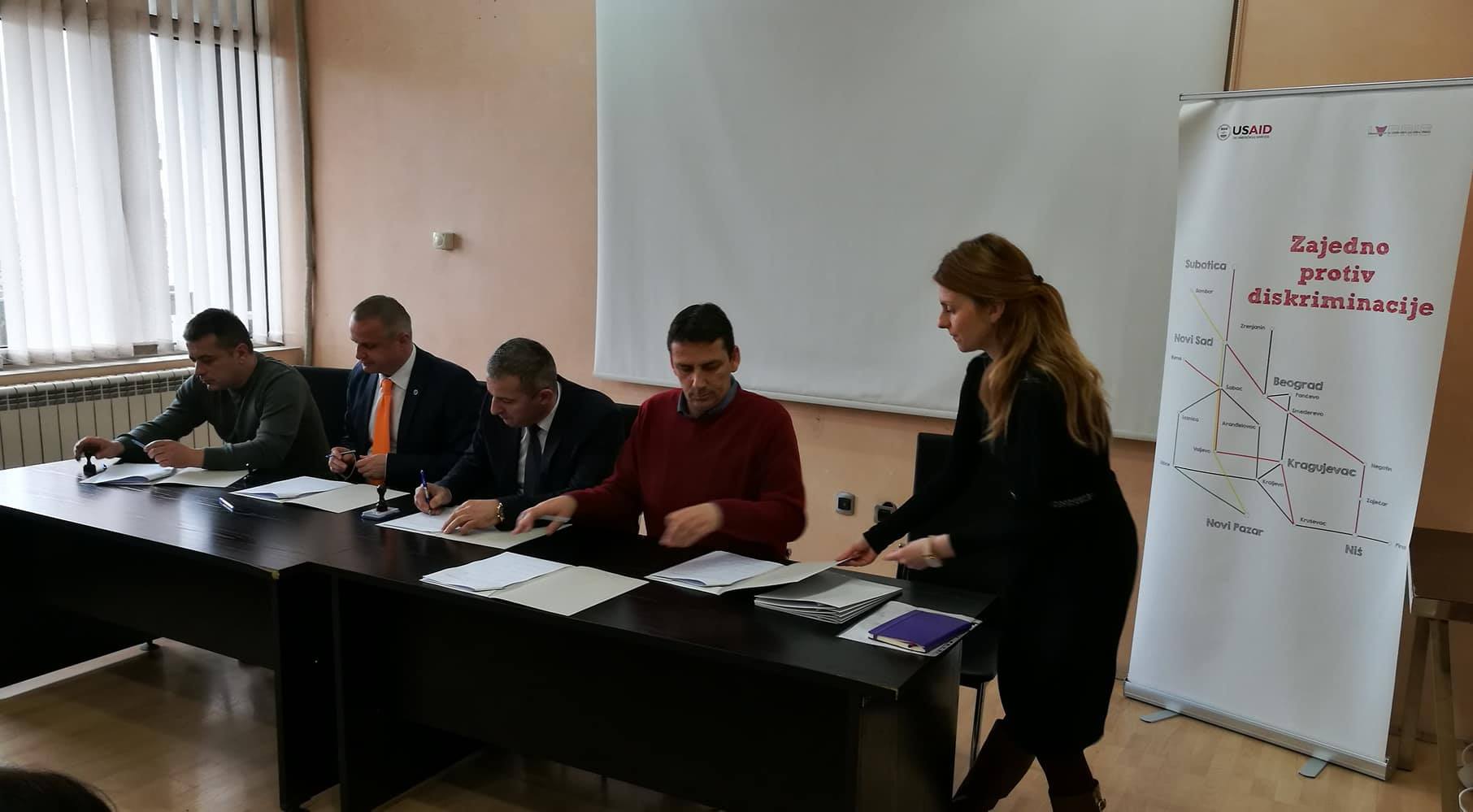 Potpisivanje Memoranduma o saradnji Lokalna mreža Novi Pazar